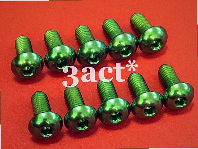 10 - M5 x 12mm Titanium/Ti Bolt fit Elite Carbon FSA Giant Bontrager Bottle Cage