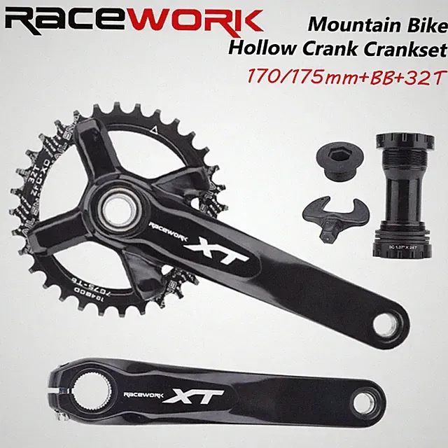 170/175mm Crank 104BCD Mountain Bike Crankset with Chainwheel 32T 34T 36T 38T BB