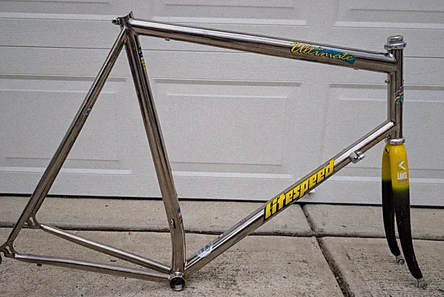 1995 Litespeed Ultimate XL 62cm Titanium Frameset Dura Ace Headset