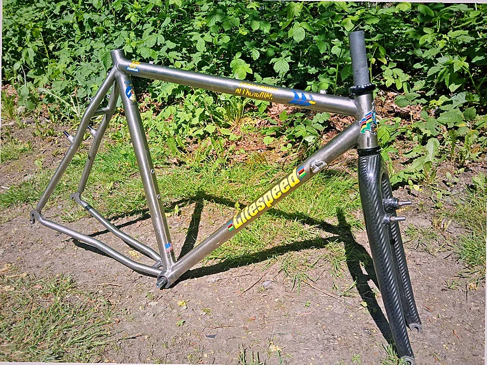 1998 Litespeed Appalachian Frame and Fork, Titanium, Size 55, Cyclocross