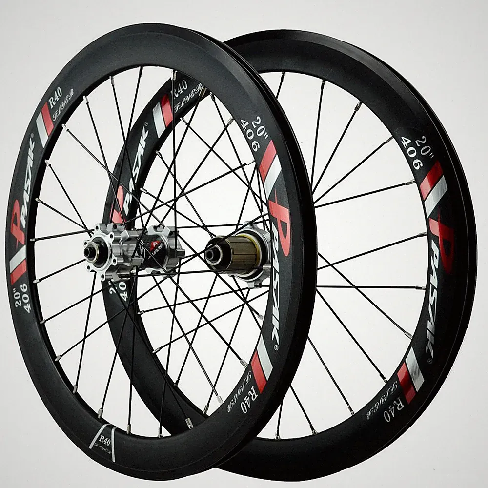 20inch 406 BMX Kids Bicycle Wheeles Disc Rim 40mm Clincher Folding Bike Wheelset