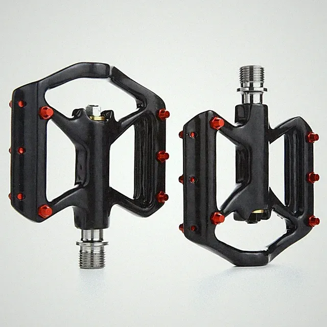 2x Ultralight for Titanium Alloy Bearing Pedals Mountain Bike Foot Platf