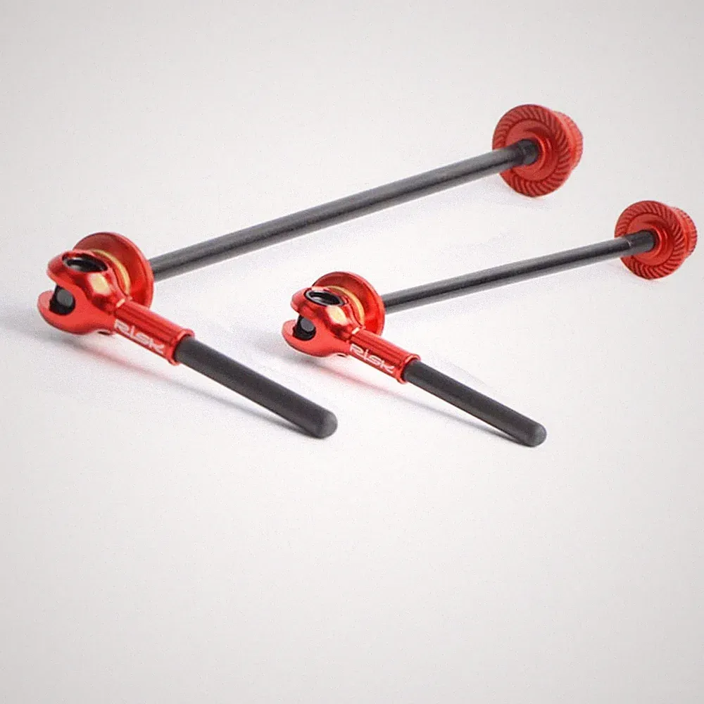 40.35g Titanium Bicycle QR Skewer Lever MTB Road Bike Wheel Hub Ultralight Ti...
