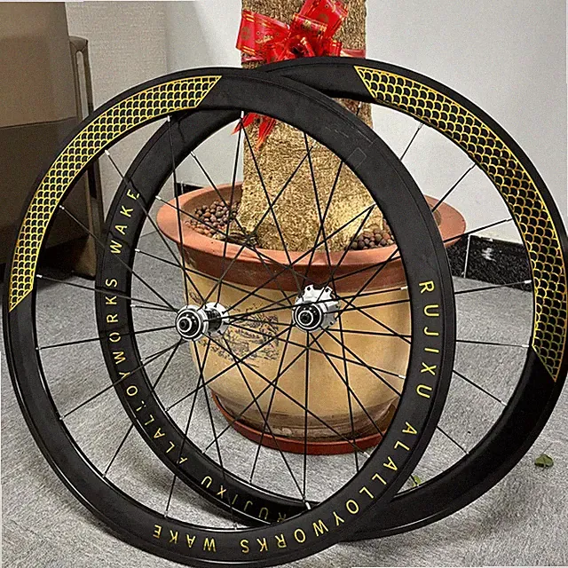 700C Road Bike Carbon Hub Bicycle Wheel QR TA Bike V Disc Brake Bicycle Wheelset