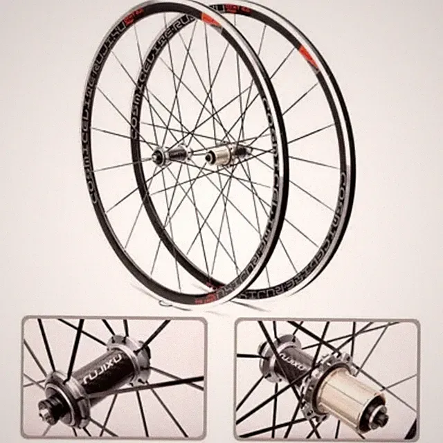 700C Road Bike Wheels 30mm V/C Brake Clincher High Visibility Bicycle Wheelset