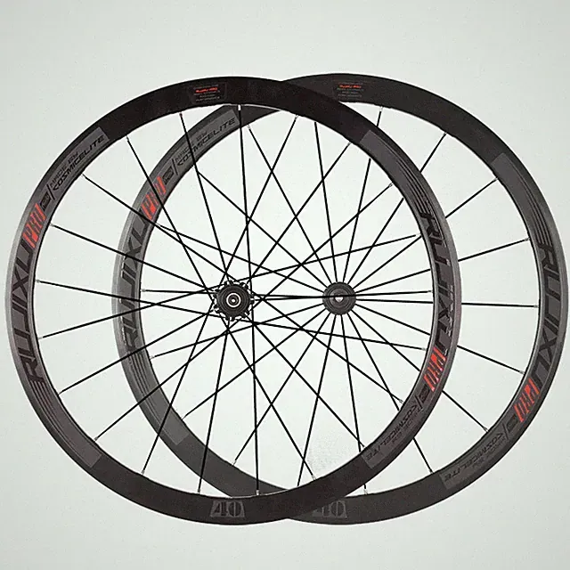 700C Road Bike Wheelset Alloy Clincher Rims Depth 40mm for 8/9/10/11/12Speed