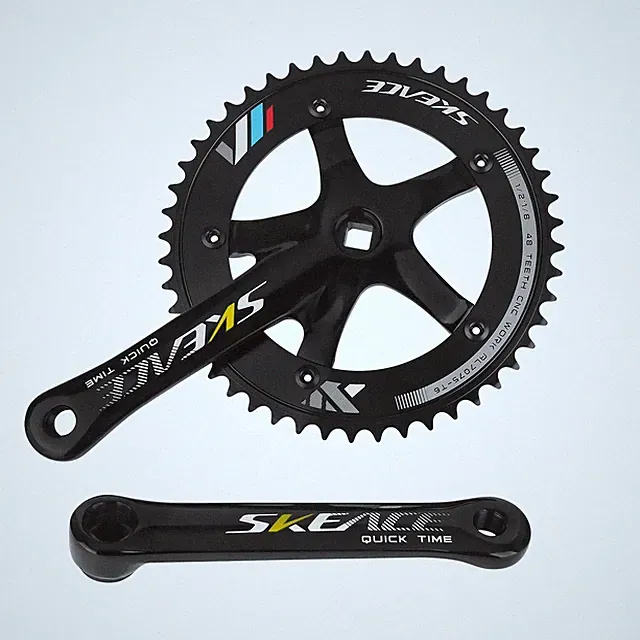7075 165mm Crank 144BCD Fixed Gear Single Speed Bike Road Track Bicycle Crankset