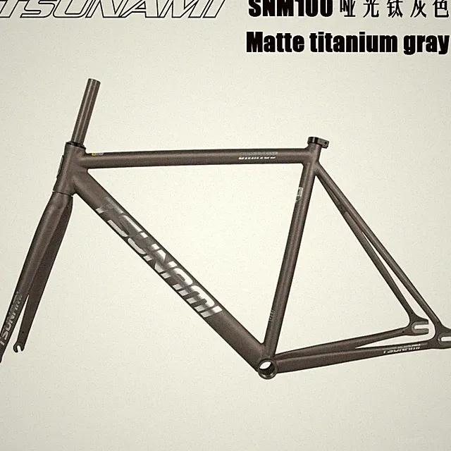 Bicycle Frame Fixed Gear 49cm 52cm 55cm 58cm Racetrack Frame with 28.6mm Fork