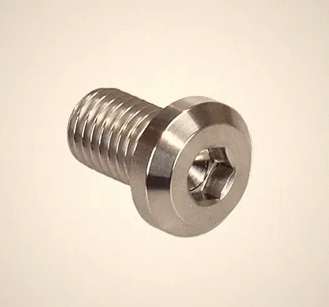 Bicycle M10 x 1.5 x 16mm TITANIUM crank arm chainwheel torque bolt NATURAL