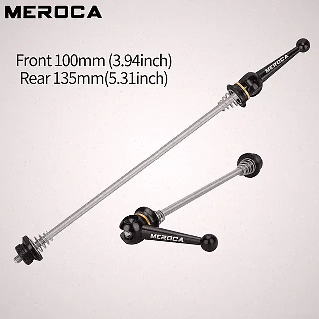 Bicycle Wheel Skewers MTB Road Bike QR Quick Release TITANIUM Front Rear Set