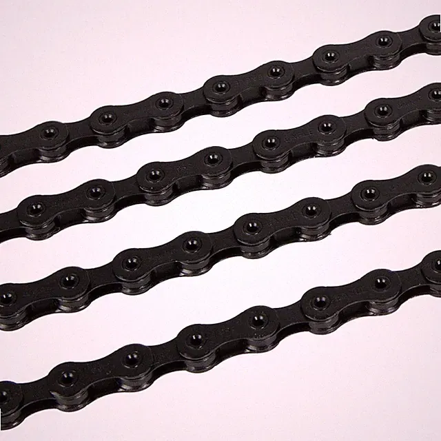 Bike Chain 12-Speed Titanium Coated Steel 126 Links Power Lock Black