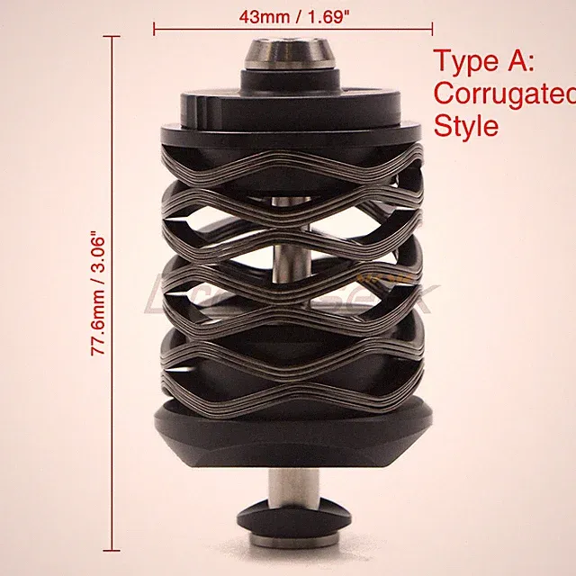 Bike Shock Absorber Rear Shocks Spring Suspension for Folding Bicycle Titanium