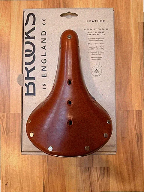 Brooks B17 S Womens Honey Standard Leather Saddle Road Fix Touring Commuter Bike