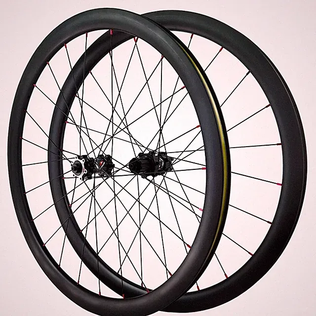 Carbon Wheels Disc Brake 700c 6-blot Bock Clincher Tubeless Road Bike Wheelset
