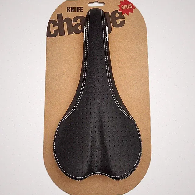 Charge Bikes Knife Saddle Titanium Ti Alloy Rails - Black - Road / MTB / Fixie