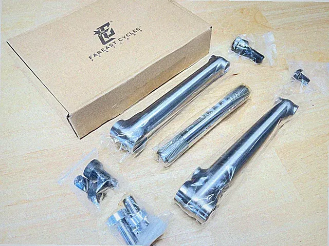 FAR EAST CYCLES TITANIUM BMX FLATLAND 3PC CRANKSET