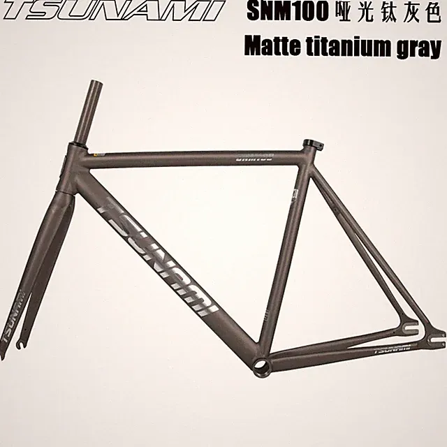 Fixed Gear Bike Frame Bicycle Frameset Fixie Single Speed With Fork And Headset