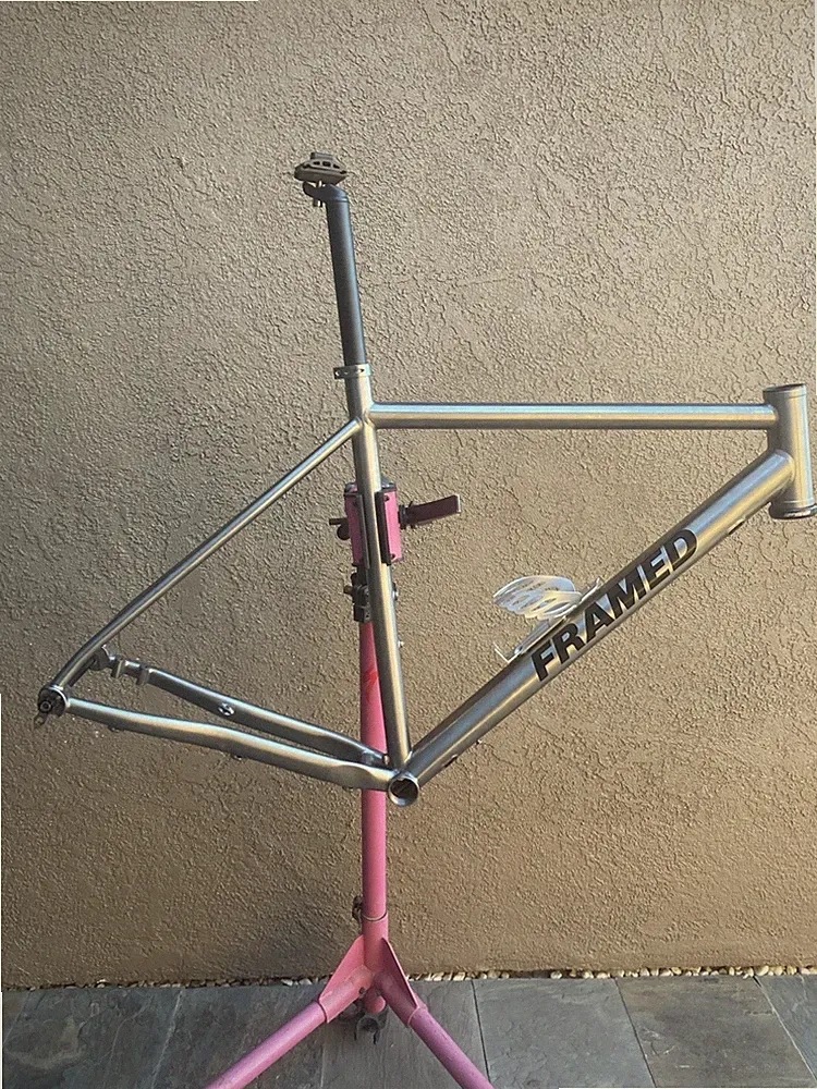 FRAMED Basswood Titanium Ti Gravel Bike Frameset Disc Size 52