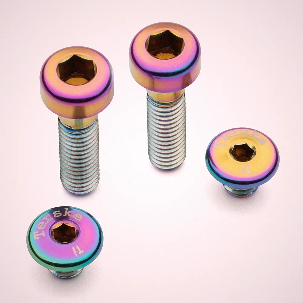 Gold Terske Titanium Disc Brake Lever Bolt Kit | Shimano XTR/XT/SLX/Deore