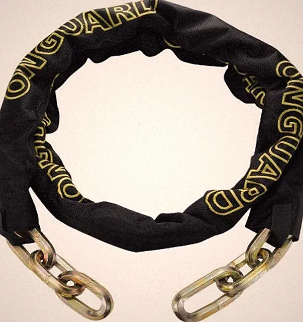 Heavy-Duty 7 Ft Titanium-Reinforced Security Chain for Bikes & Powersports
