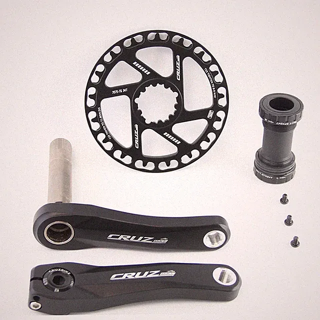 Kids Bicycle Cranksets 89-150mm Child MTB Bike Crank 25T-40T Chainwheel