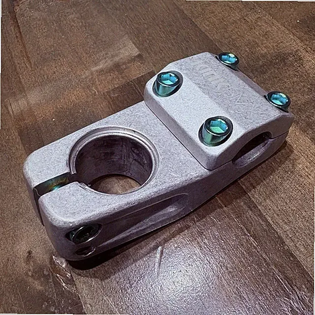 Kink BMX stem with titanium bolts