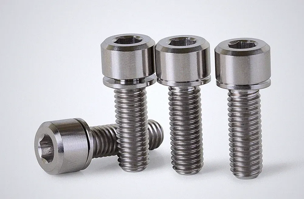 M8 x 1.25 x 24mm TITANIUM BMX Bicycle Stem Cap Bolt Set of 4 Aerospace Grade