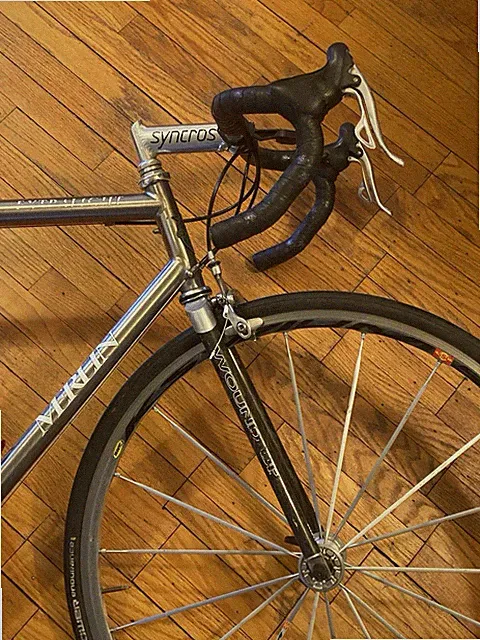 Merlin Extralight Titanium Road Bike 700C 9-Speed Campagnolo Record