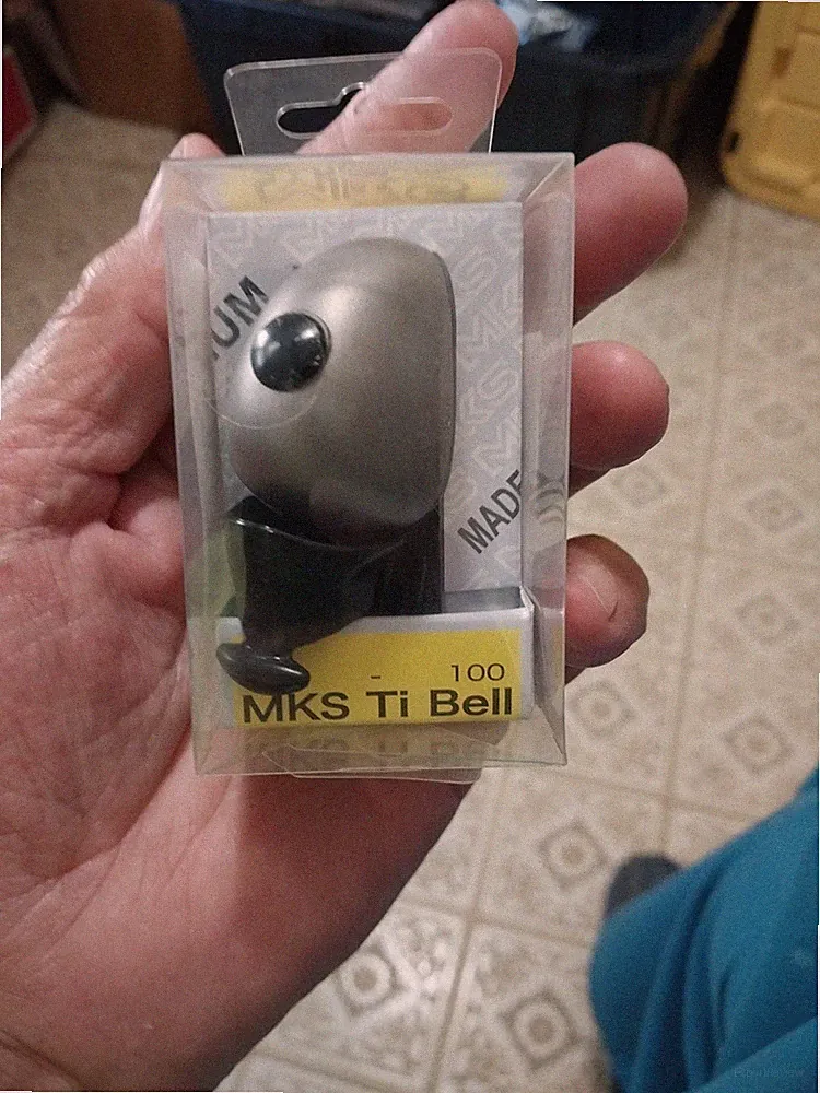 MKS TI BELL(Mikashima Seisakusho) Bicycle Bell TITAN BELL (Titanium Bell)