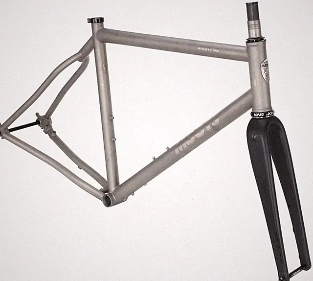 Moots Routt 45 Titanium Gravel Disc Bike Frameset 56cm Carbon 700c USA Ti UDH