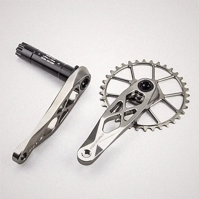 MTB Bike Crankset 165/170/175mm Hollow Crank with 3-Bolt Direct Mount Chainring