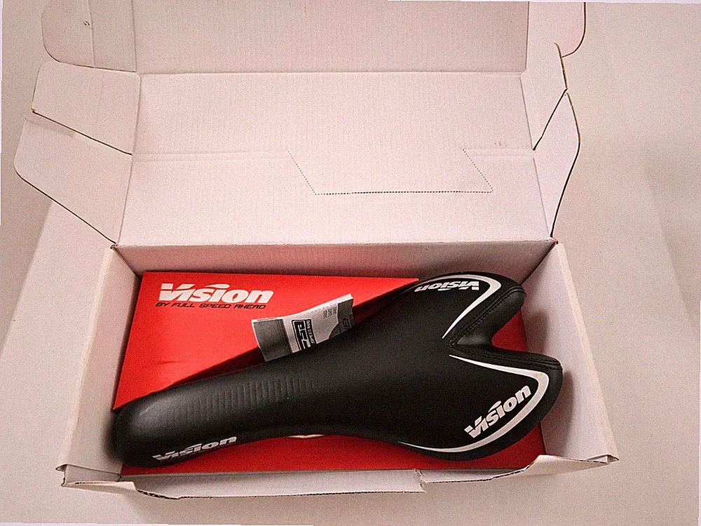 New FSA Vision Tri Gel Elite Road Bike Triathlon Saddle Titanium Rails 194-4000