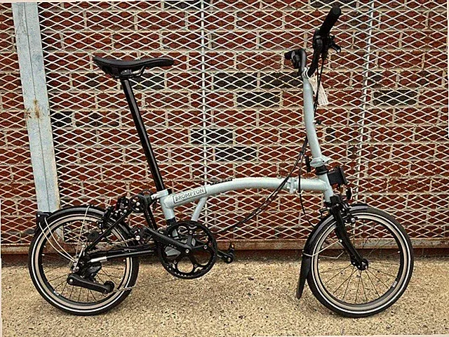 NOS NEW Brompton Folding Bicycle M12L P line explore mid Lunar Ice
