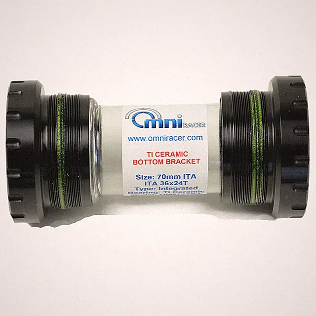 OMNI Racer WORLDS LIGHTEST Ti CERAMIC Hollowtech II Bottom Bracket ITALIAN 70mm