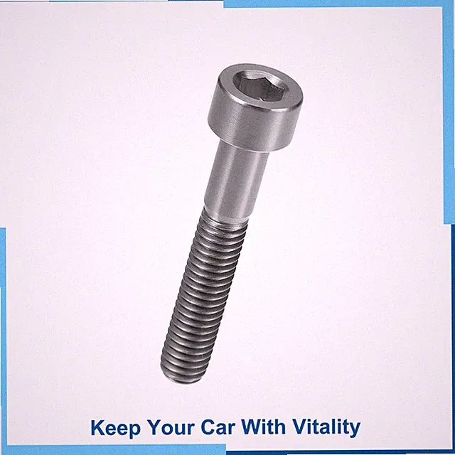 Pack(1) Universal M6x35 Bike Stem Bolt Bicycle Headset Stem Bolt Titanium Tone