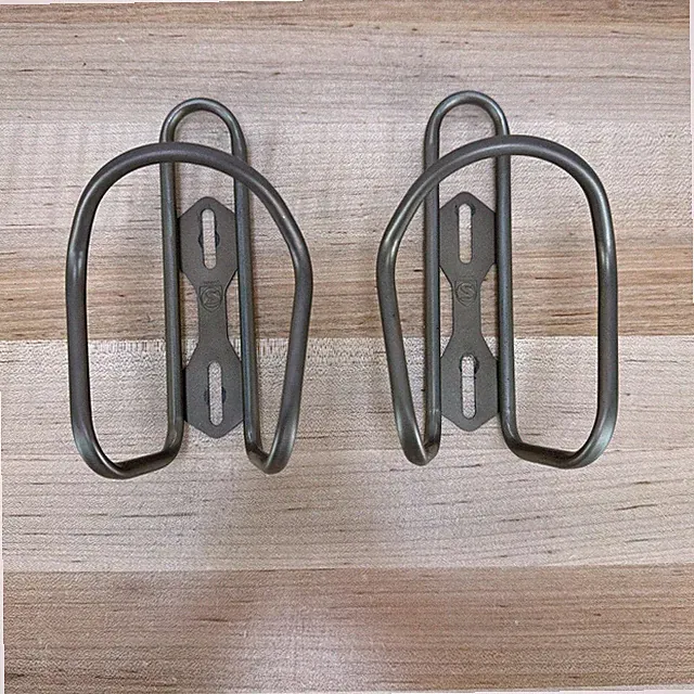 Pair Silca Sicuro Bourbon Titanium Bike Water Bottle Cages 64g