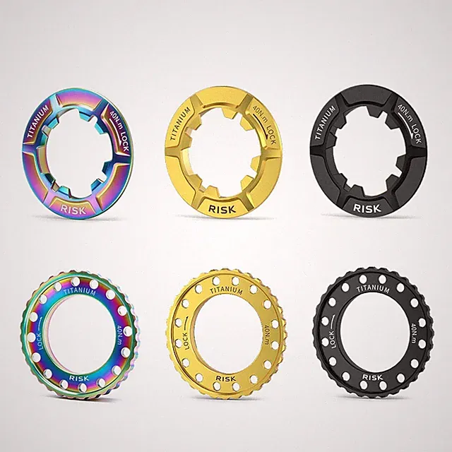 Road Bike Bicycle Titanium Alloy Center Lock Disc Clamp Internal External Lock