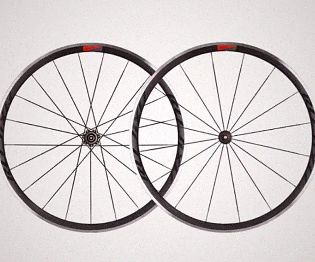 Road Bike Wheelset 700c Carbon Fiber Straight Pull Hub V Brake Bicycle Wheels