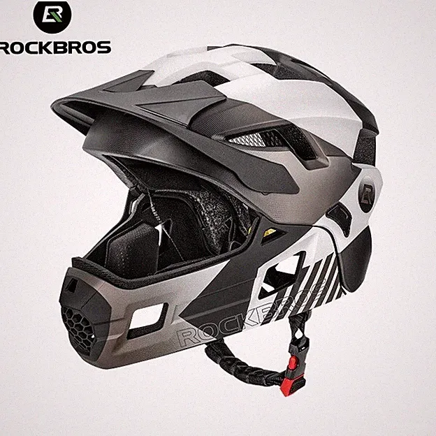 ROCKBROS Kids Full Face Bike Helmet Toddler Detachable Safety Protective Helmet
