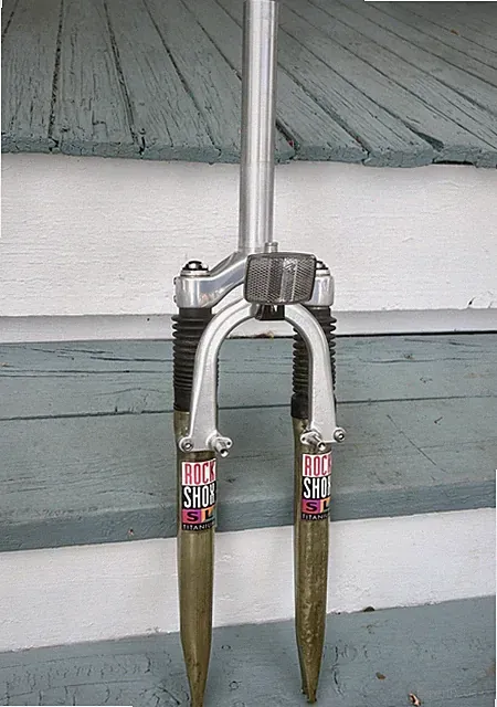 RockShox Titanium SL Mag 21 Suspension Fork Vintage Mountain Bike Yeti Ritchey