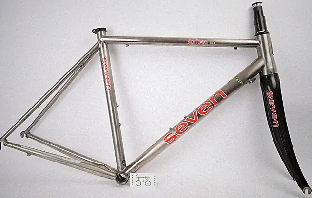 Seven Cycles Axiom SLX Titanium Ti 52cm Road Bike Frame & Carbon Fork 700c