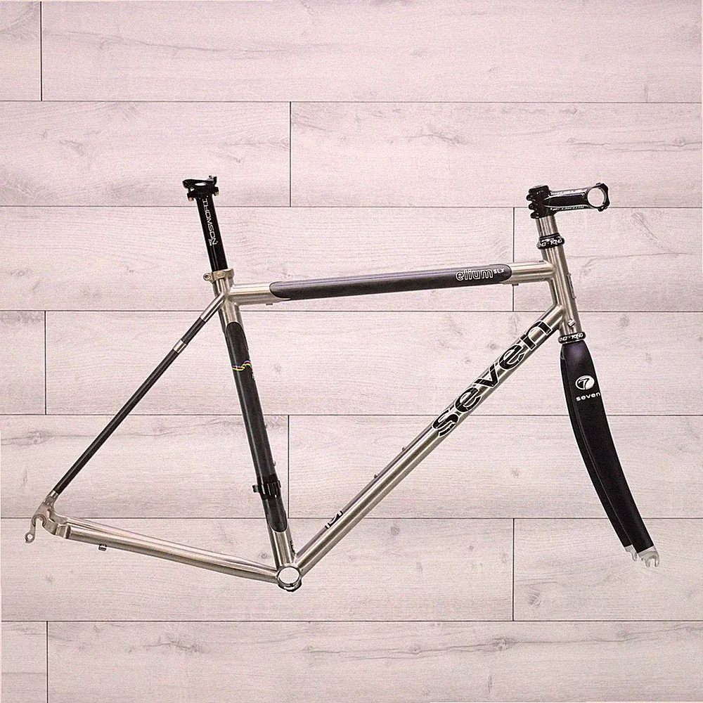 Seven Cycles Elium SLX Titanium/Carbon Road Bike Frameset - 2015, 54cm