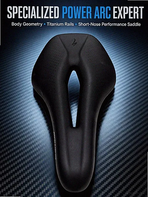 Specialized Power Arc Expert Saddle Bk Body Geometry Titanium Rails Rd MTB 143mm