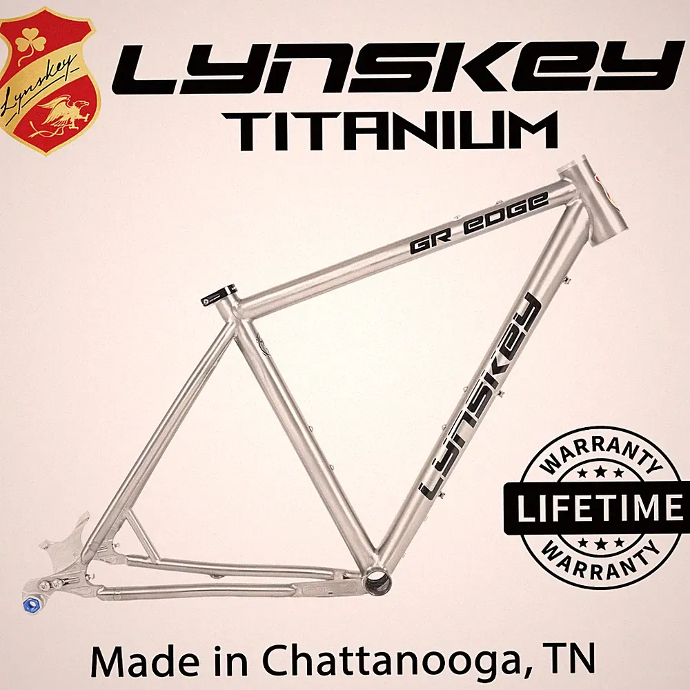 SPRING SALE Gravel Bike Singlespeed or geared titanium LARGE GR Edge SS