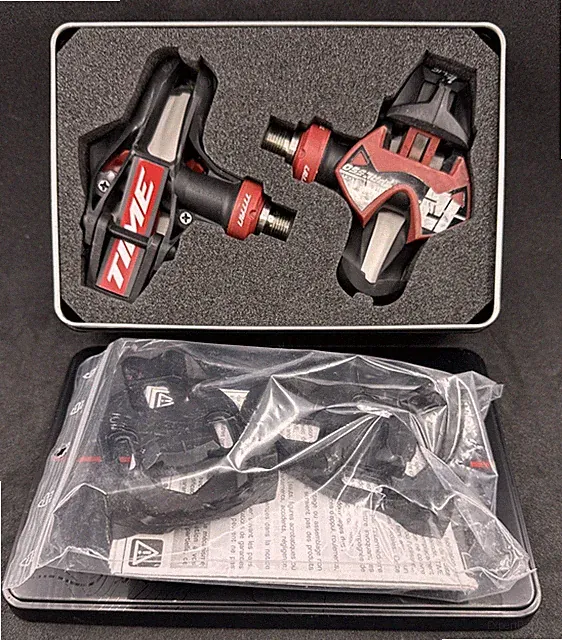 Time Xpresso 12 TITAN Carbon Clipless Road Bicycle Pedals EXCELLENT NEW CLEATS