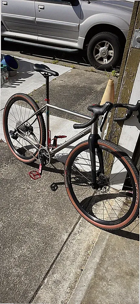 Titanium All City Cosmic Stallion 52cm gravel bike.