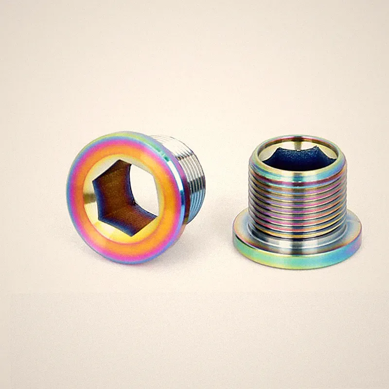 Titanium Bicycle Spline Axis Fixing Screws M15*12mm Crank Arm Bolts
