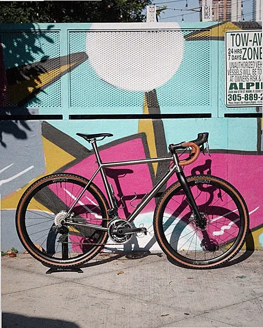 Titanium Bike Black heart all-road (gravel /road) - Size M 54