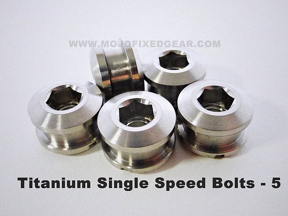 Titanium Chainring Bolts For Single Speed - Track, Fixed Gear