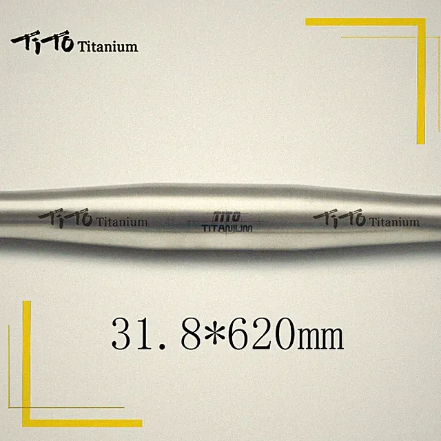 Titanium Flat Handle Bar 25.4/31.8*580-740mm-Mountain Bike/MTB Double Butted Ti